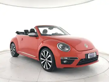 Maggiolino Cabrio 1.4 tsi bm R LINE 150cv dsg CAMERA+PELLE+C.19"